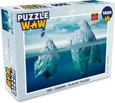 Puzzel Zee - IJsberg - Plastic tasjes - Legpuzzel - Puzzel 1000 stukjes volwassenen