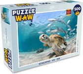 Puzzel Schildpad - Vis - Zee - Legpuzzel - Puzzel 500 stukjes