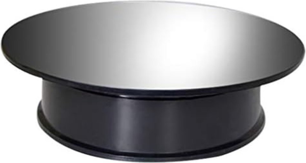 Elektrisch draaiplateau, draaitafel display, spiegeloppervlak, 360 graden draaibaar