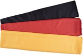 Vlaggenstof zwart - geel - rood - BELGIE / DUITSLAND - 300 x 150 cm van elke kleur