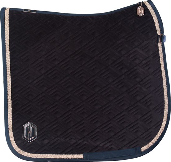 Eskadron Tapis de Selle Eskadron Heritage Velvet Emblème Bleu Foncé