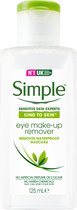 x6 Simple eye make up remover 125ml