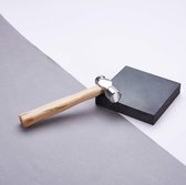Mini-hamer, 6 inch, ijzeren kop, balletje, sterke houten handgreep met rubberen bankblok voor sieraden, doe-het-zelf handwerk
