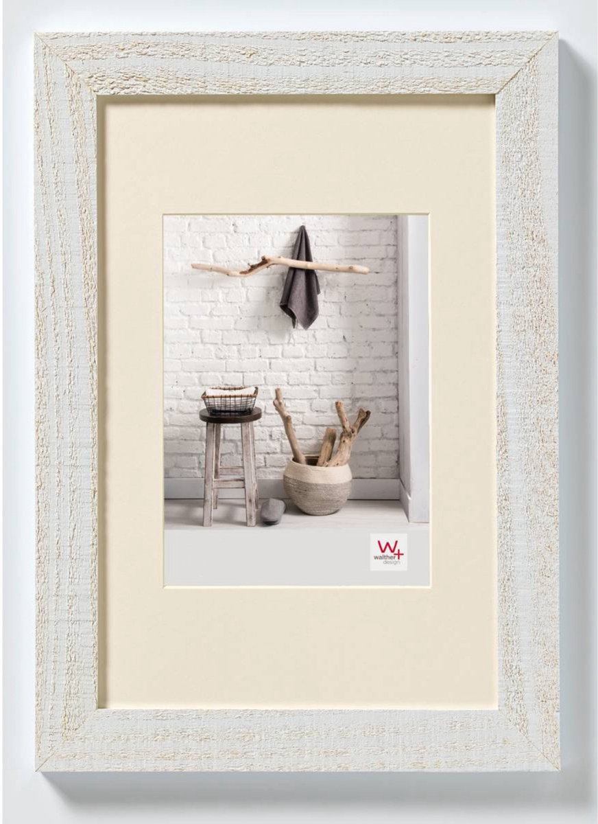 Walther Home - Houten lijst - Fotoformaat 15x20 cm - Polair Wit