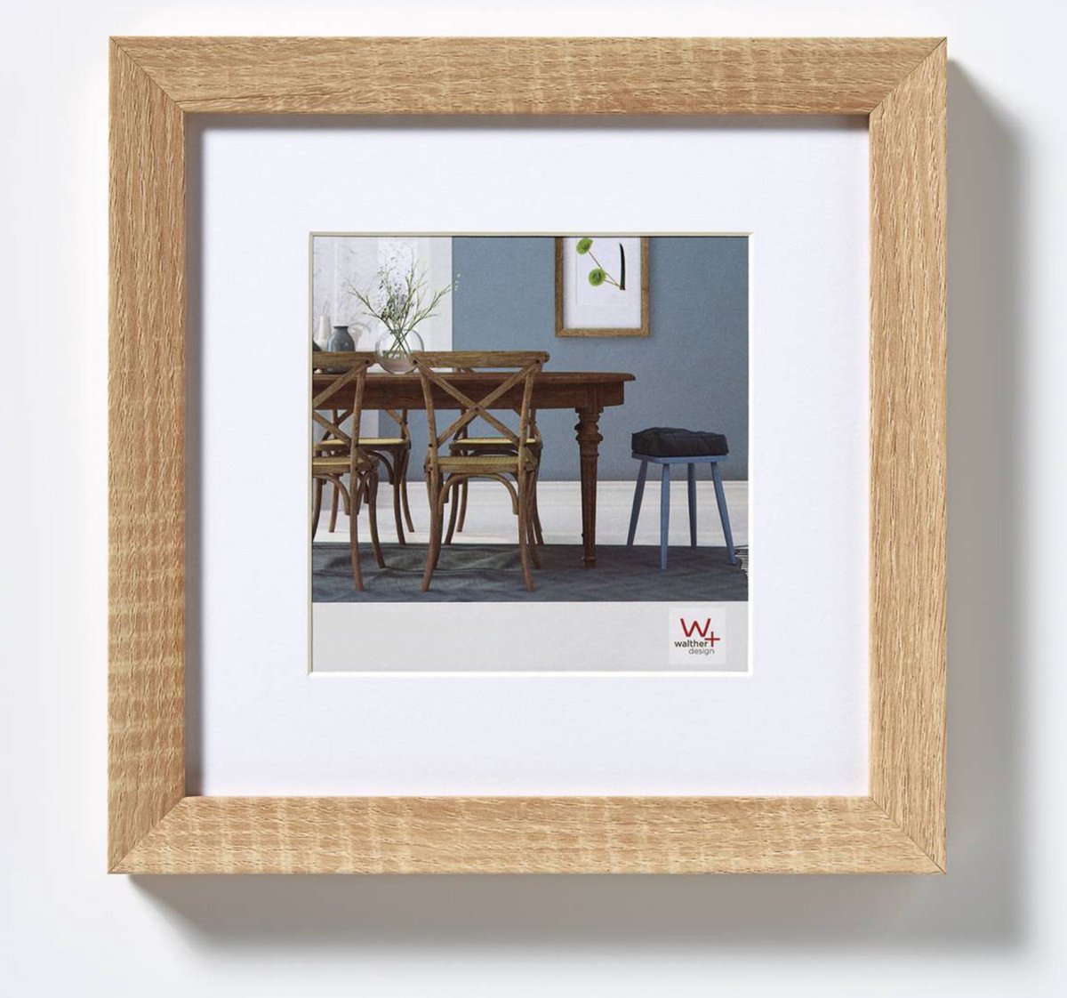 Walther Fiorito - MDF Houten lijst - Fotoformaat 30x30 cm - Licht Eiken Lichte eik
