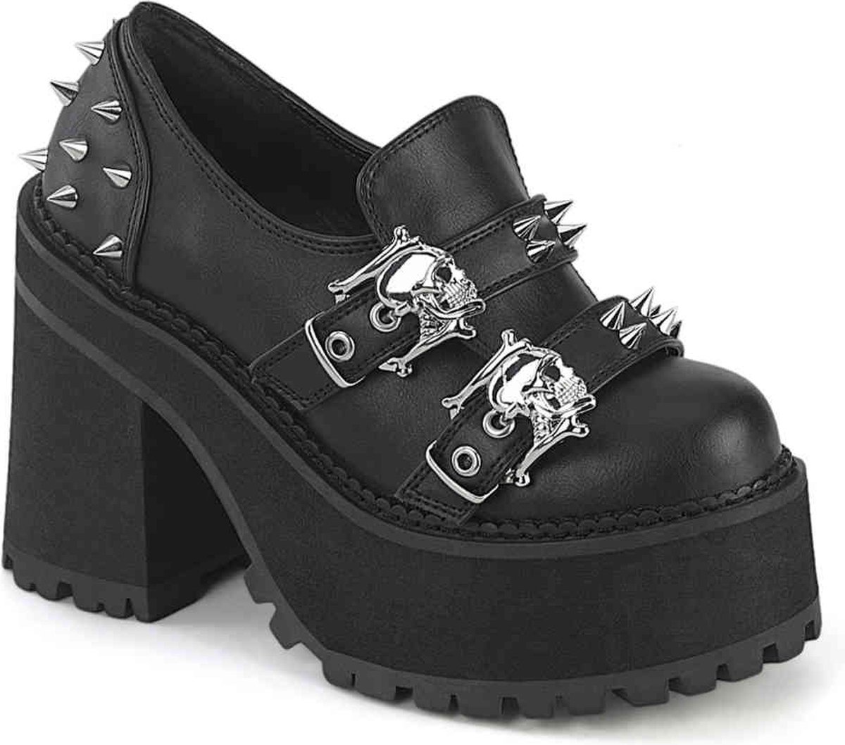 DemoniaCult - ASSAULT-38 Lage schoenen - US 7 - 37 Shoes - Zwart