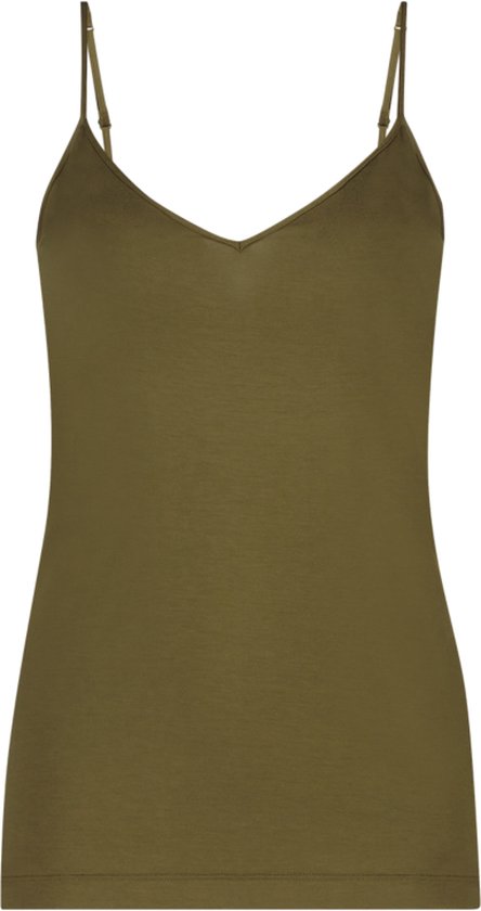 Ten Cate Dames Secrets Modal Top V-Neck Olive Green XL