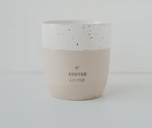Mok - Coffee lover - Tas - Aardewerk - Handgemaakt - Keramiek - Servies - Decoratie - Geschenk - Cadeau - Koffie - Thee - Origineel Cadeau - Uniek - Vrienden - Koffietas - Tas