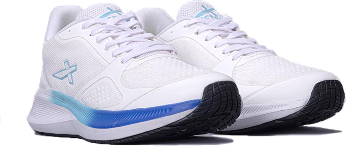 VectorX Unicorn Hardloop-/Joggingschoen voor Heren en Jongens (Wit, Maat: EU 41, VK 7, VS 8) Materiaal: Ethyleen Vinyl Acetaat | Vetersluiting | Lichtgewicht