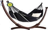 Hangmatset compact - Samba Jaruna met massief houten standaard 250 cm