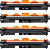 Pcman - 4x toners multipack TN-1050 noir - marque maison compatible pour Brother