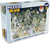Puzzel Kinderen - Jungle - Natuur - Dieren - Planten - Legpuzzel - Puzzel 500 stukjes