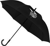 Falcone - Windproof Wetlook Paraplu - Veranderend van Kleur - Automaat - 110 cm - Zwart