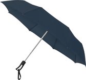 miniMAX - Parapluie Coupe-Vent Pliable - Ouverture et Fermeture Automatique - 100 cm - Blauw Marine