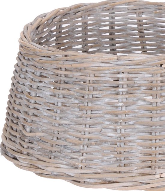 Rieten kerstboom voet grijs 65 cm - Cadeaus & gadgets kopen? | Korting tot 76