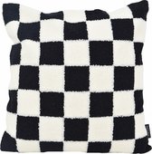 Sierkussen Bouclé Checker | 45 x 45 cm | Katoen/Polyester