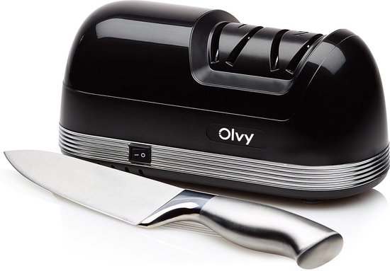 Olvy Aiguiseur de couteaux électrique professionnel – Aiguiseur de couteaux  électrique