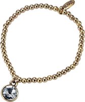 Bracelet Behave Stretch avec perles et pendentif avec pierre