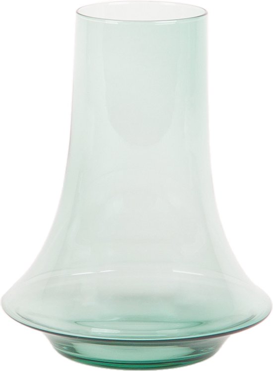 XLBoom Spinn Vaas Large - Glas - Voor Binnen - Lichtgroen - 24 × 24 × 31 cm