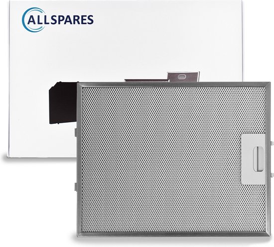 AllSpares Filtre métallique adapté à Etna / Pelgrim / Gorenje 127036 (320x258x8mm)