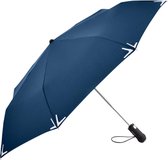 Bol.com Fare LED 5471 opvouwbare paraplu met zaklamp donkerblauw windbestendig windvast stormparaplu stormbestendig stormvast ex... aanbieding