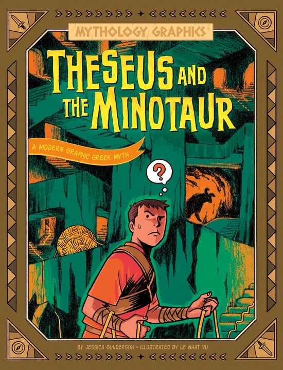 Mythology Graphics - Theseus and the Minotaur
