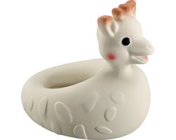 Sophie de giraf So'Pure badspeeltje - Badspeelgoed - Badeend - 100% natuurlijk rubber - 11x8x11 cm - OK-Biobased - Vanaf 0 maanden - Beige/Bruin