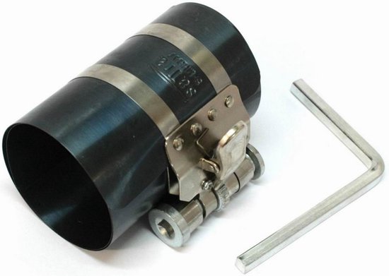 Zuigerring-spanbandset 60-175 Mm Met Tang En Reinigingsmes - Gereedschap Voor Motoronderhoud