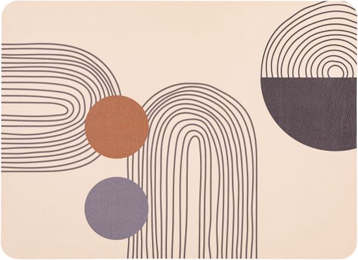 Placemat TOGO ABSTRACT, SET/6, 33x45cm, arch