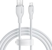 Baseus Pudding USB-A naar Apple Lightning Kabel 2.4A 1.2M Wit