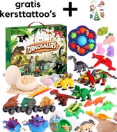 EazyPeezy Luxe Speelgoed Adventkalender - Dinosaurus Thema - Dino - 24 vakjes