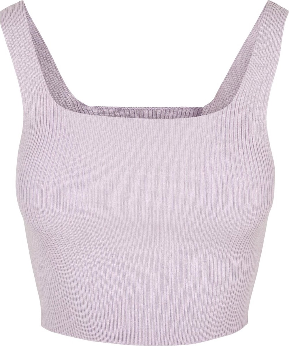 Urban Classics Knit Crop top 4XL Paars