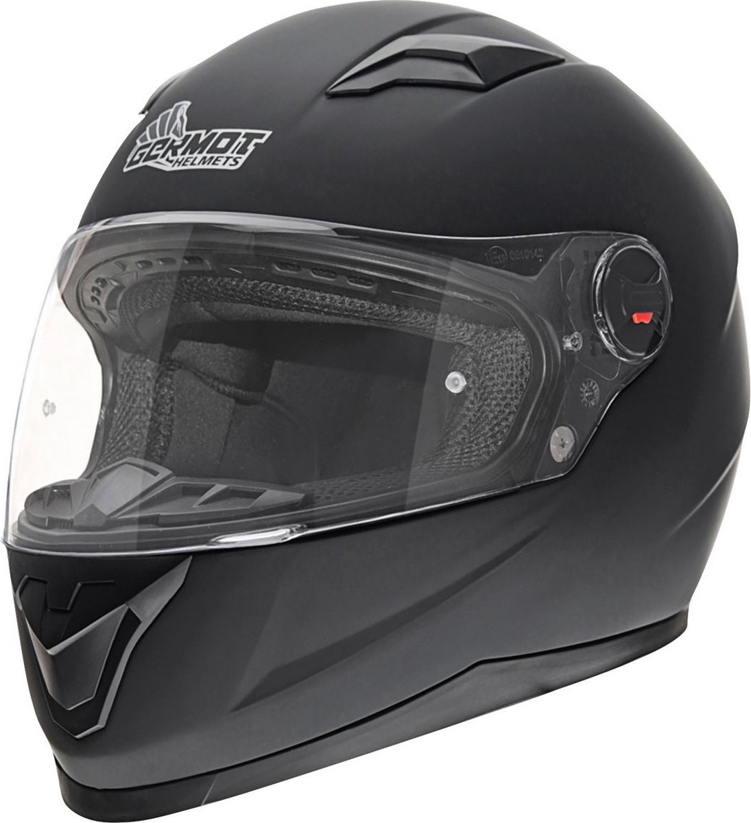 Germot Motorrad Helm GM 320 Integralhelm matt Black-S