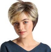 Velox Perruque Femme - Perruques Femme - Perruque Cheveux - Postiche - Lavable - Peignable - Haute Qualité - Cheveux Femme - Court - Blond