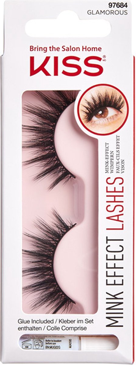 Kiss Wimpers Kunstwimpers Mink Glamorous - Wimperextensions - Lashes - Nep Wimpers - Glamorous