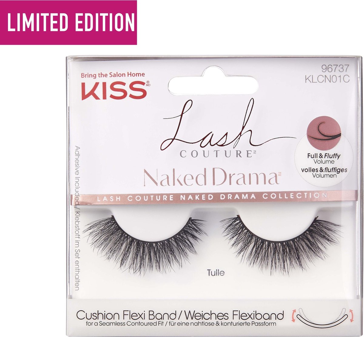 Kiss Wimpers Lash Couture Naked Drama - Wimperextensions - Lashes - Nep Wimpers - Tulle