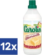 Carolin Vloerreiniger Marseille Zeep (Voordeelverpakking) - 12 x 1 l