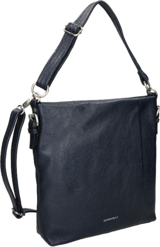 Gigi Fratelli Schoudertas Crossbodytas Dames Leer Romance Blauw bol