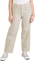 Jean droit taille haute Dockers beige 25 pour femme