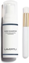 Lavertu cosmetics - Lash shampoo - Wimper shampoo - Natuurlijke ingrediënten - Met Wimper reinigingsborstel - Set - 60ml