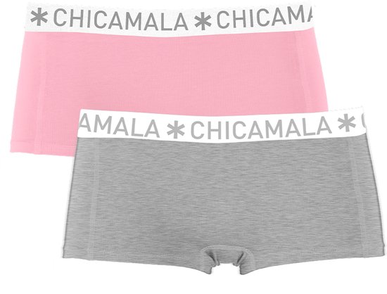 Chicamala Dames Boxershorts - 2 Pack - Maat 158/164 - Dames Onderbroeken