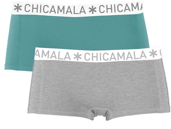 Chicamala Meisjes Boxershorts - 2 Pack - Maat 110/116 - Meisjes Onderbroeken