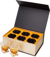 whiskey glazen set - horeca, stijlvolle kristallook, voor bar, cocktails, transparent 6