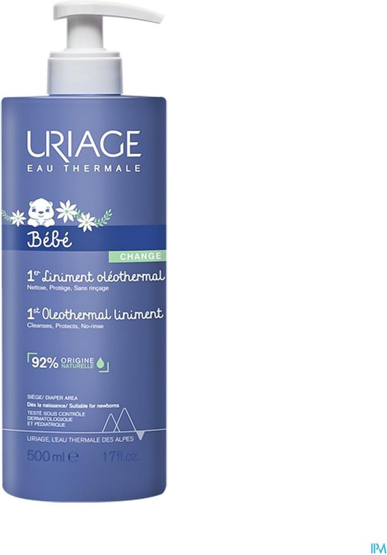 Uriage Bebe 1st Oleothermal Liniment 500ml Diaper Change