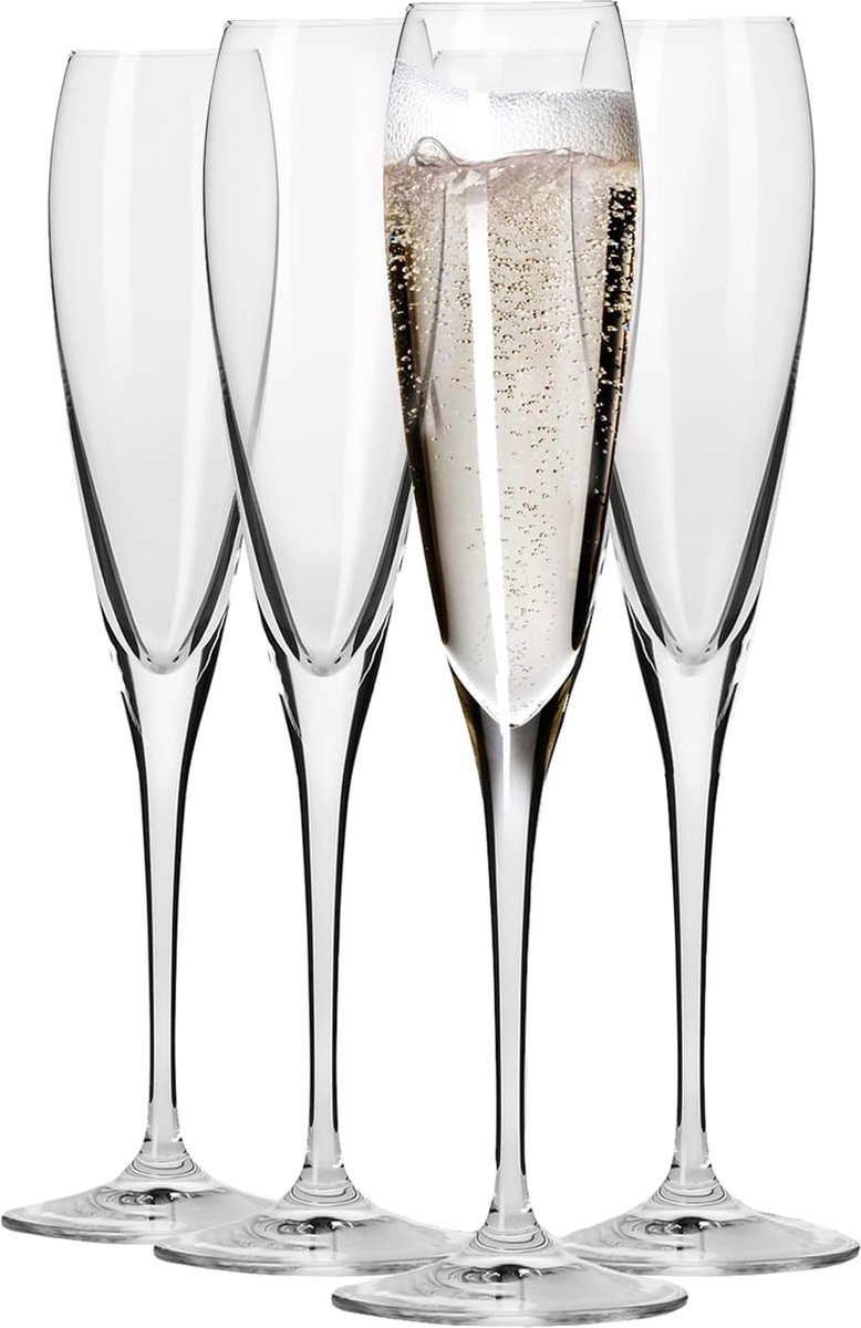 Luxe champagne glazen set