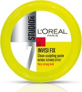 L'Oréal Paris Studio Line Invisi Fix Clean Sculpting Paste - 75 ml - Very Strong - Voordeelverpakking 12 stuks