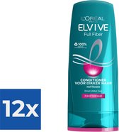 L’Oréal Paris Elvive Full Fiber Conditioner - 200 ml - Voordeelverpakking 12 stuks