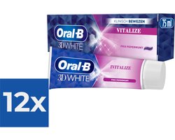 Oral-B Tandpasta - 3D White Vitalize - 12 x 75 ml