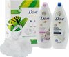 Dove Blissfully Relaxing Giftset Dove 2x Douchegel & Puff - Voordeelverpakking 12 stuks
