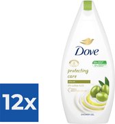 Dove shower gel protecting care olive oil 500ml - Voordeelverpakking 12 stuks